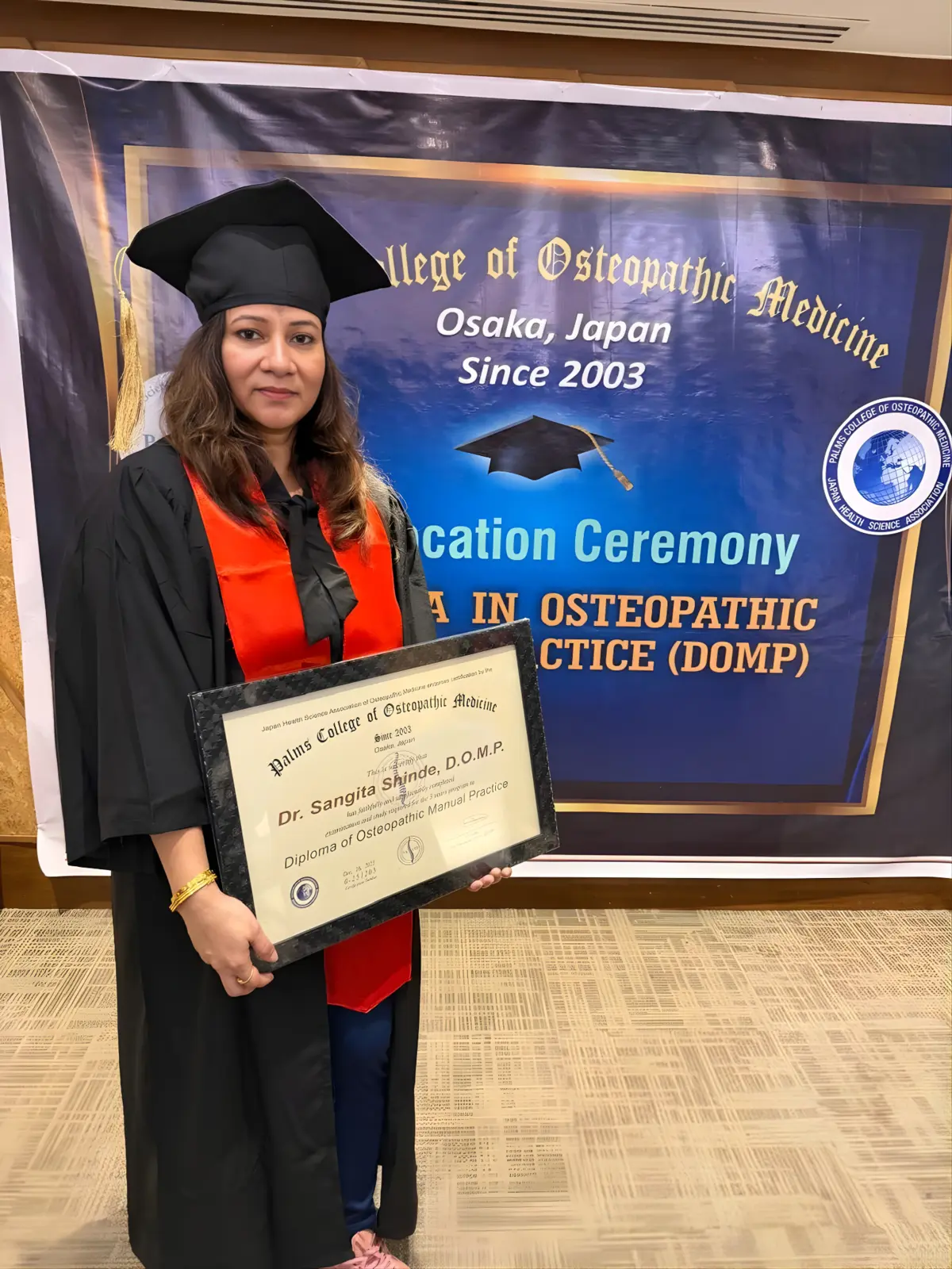 Professional certification ceremony